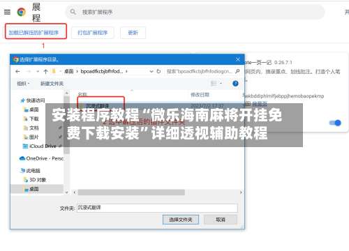 安装程序教程“微乐海南麻将开挂免费下载安装”详细透视辅助教程-第3张图片