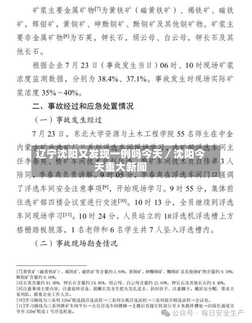 辽宁沈阳又发现一例吗今天/沈阳今天重大新闻-第1张图片