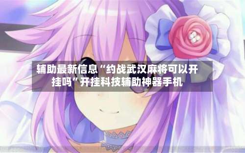 辅助最新信息“约战武汉麻将可以开挂吗”开挂科技辅助神器手机-第1张图片