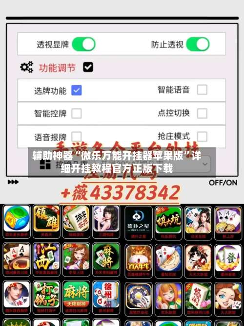 辅助神器“微乐万能开挂器苹果版”详细开挂教程官方正版下载-第2张图片