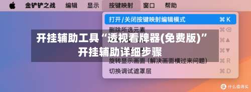开挂辅助工具“透视看牌器(免费版)”开挂辅助详细步骤-第1张图片