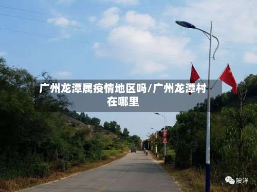 广州龙潭属疫情地区吗/广州龙潭村在哪里-第2张图片