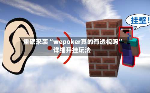 重磅来袭“wepoker真的有透视吗”详细开挂玩法-第1张图片