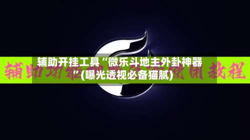 辅助开挂工具“微乐斗地主外卦神器	”(曝光透视必备猫腻)-第2张图片