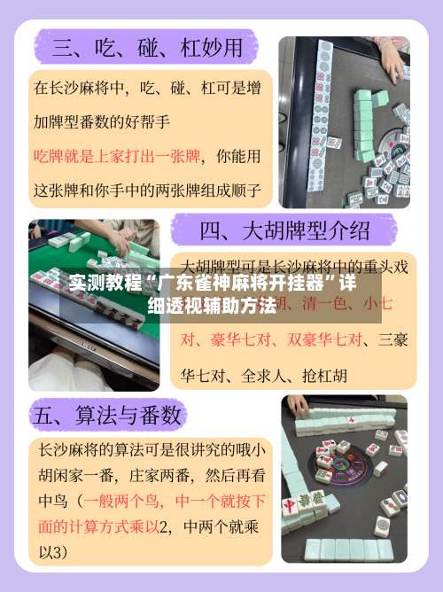 实测教程“广东雀神麻将开挂器”详细透视辅助方法-第1张图片