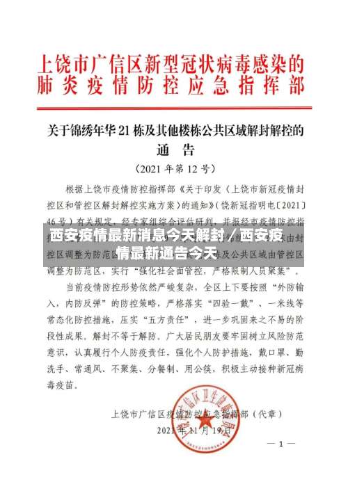 西安疫情最新消息今天解封/西安疫情最新通告今天-第1张图片