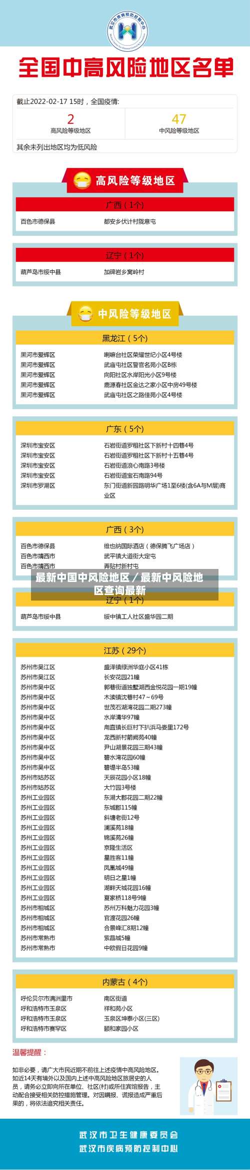 最新中国中风险地区／最新中风险地区查询最新-第1张图片