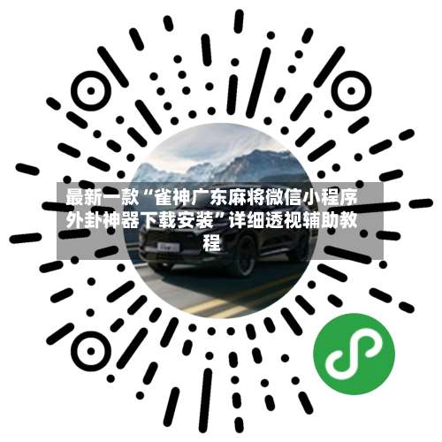 最新一款“雀神广东麻将微信小程序外卦神器下载安装”详细透视辅助教程-第1张图片