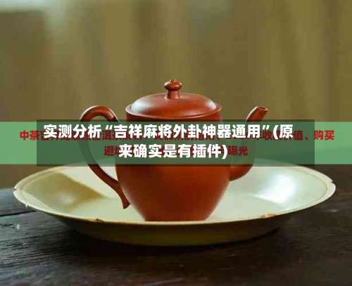 实测分析“吉祥麻将外卦神器通用	”(原来确实是有插件)-第1张图片