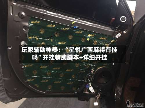 玩家辅助神器：“星悦广西麻将有挂吗	”开挂辅助脚本+详细开挂-第3张图片