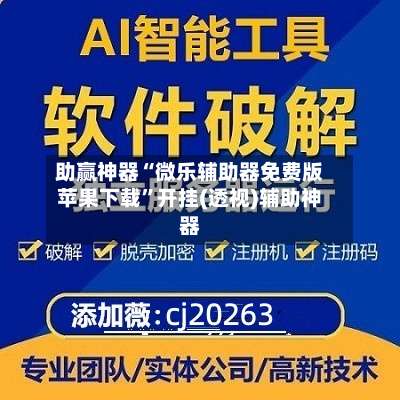 助赢神器“微乐辅助器免费版苹果下载”开挂(透视)辅助神器-第3张图片