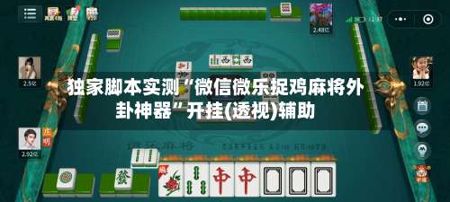 独家脚本实测“微信微乐捉鸡麻将外卦神器”开挂(透视)辅助-第1张图片