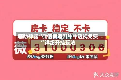 辅助神器“微信新道游牛牛透视免费”详细开挂玩法-第2张图片