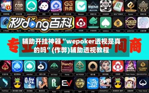 辅助开挂神器“wepoker透视是真的吗	”(作弊)辅助透视教程-第2张图片
