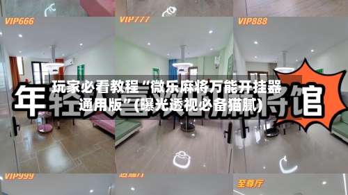 玩家必看教程“微乐麻将万能开挂器通用版	”(曝光透视必备猫腻)-第1张图片