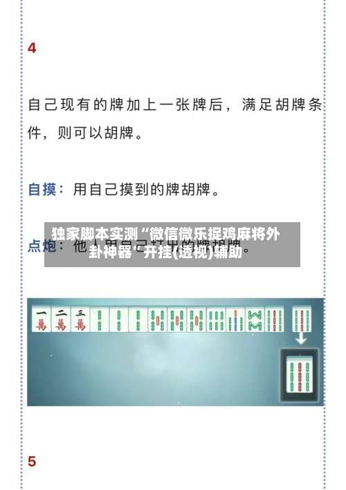 独家脚本实测“微信微乐捉鸡麻将外卦神器	”开挂(透视)辅助-第1张图片