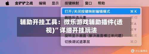 辅助开挂工具：微乐游戏辅助插件(透视)”详细开挂玩法-第1张图片