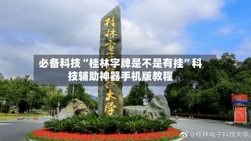 必备科技“桂林字牌是不是有挂	”科技辅助神器手机版教程-第1张图片