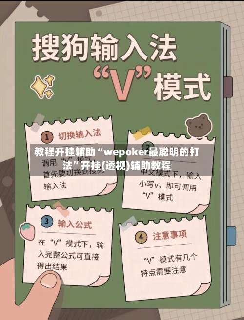 教程开挂辅助“wepoker最聪明的打法”开挂(透视)辅助教程-第1张图片