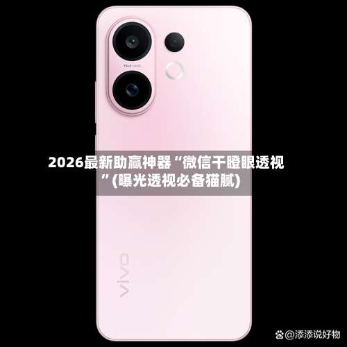 2026最新助赢神器“微信干瞪眼透视”(曝光透视必备猫腻)-第1张图片