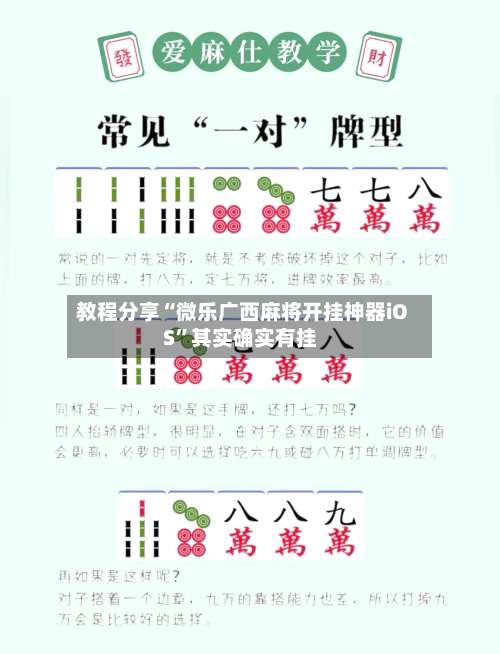 教程分享“微乐广西麻将开挂神器iOS
”其实确实有挂-第1张图片
