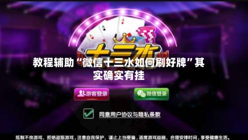 教程辅助“微信十三水如何刷好牌	”其实确实有挂-第1张图片