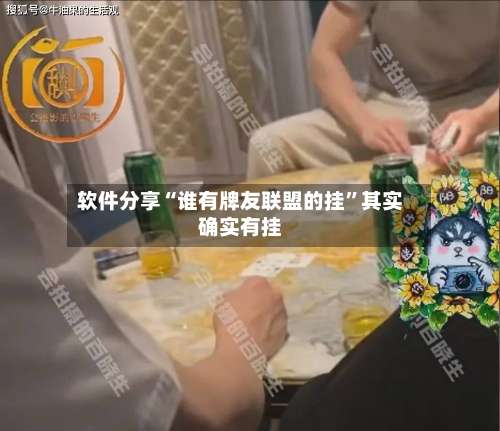 软件分享“谁有牌友联盟的挂”其实确实有挂-第1张图片