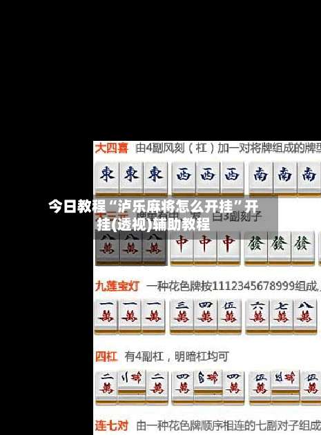 今日教程“泸乐麻将怎么开挂	”开挂(透视)辅助教程-第1张图片