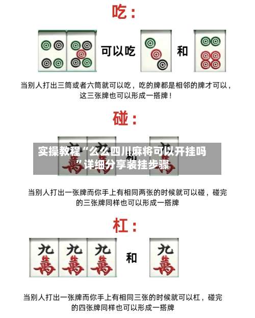 实操教程“么么四川麻将可以开挂吗”详细分享装挂步骤-第2张图片