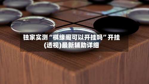 独家实测“棋缘阁可以开挂吗”开挂(透视)最新辅助详细-第2张图片