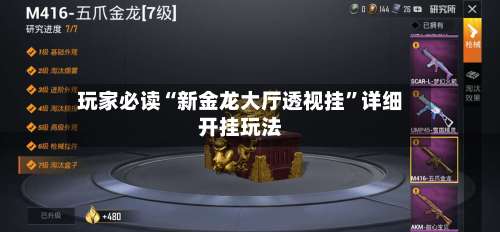 玩家必读“新金龙大厅透视挂”详细开挂玩法-第1张图片