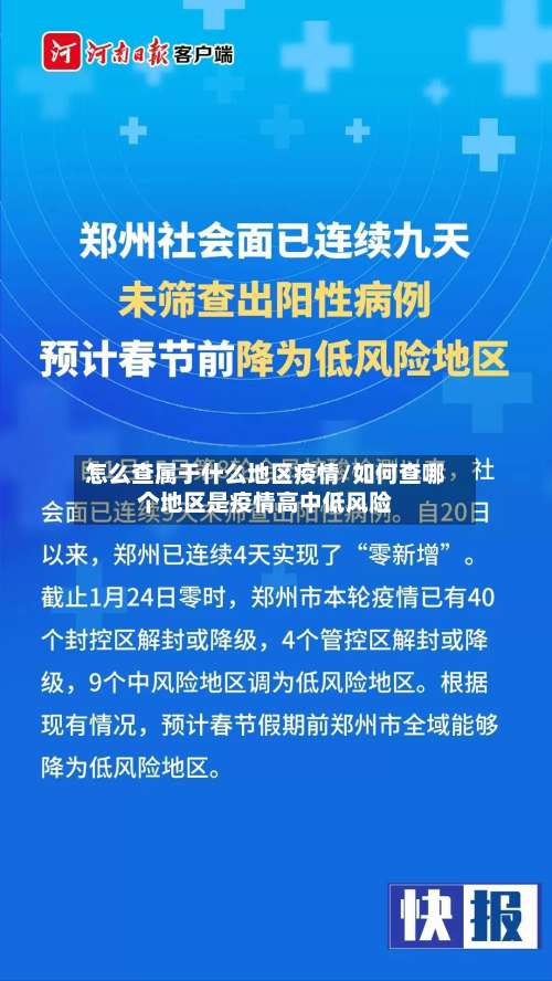 怎么查属于什么地区疫情/如何查哪个地区是疫情高中低风险-第3张图片