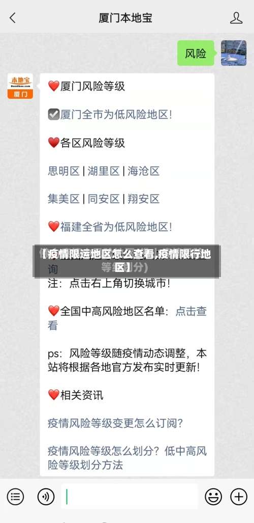 【疫情限运地区怎么查看,疫情限行地区】-第3张图片