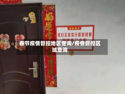 春节疫情管控地区查询/疫情管控区域查询-第1张图片