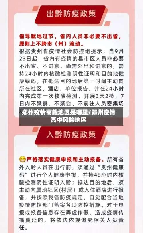 郑州疫情高峰地区是哪里/郑州疫情高中风险地区-第2张图片