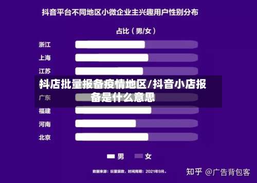 抖店批量报备疫情地区/抖音小店报备是什么意思-第2张图片