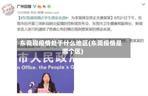东莞现疫情处于什么地区(东莞疫情是哪个区)-第1张图片
