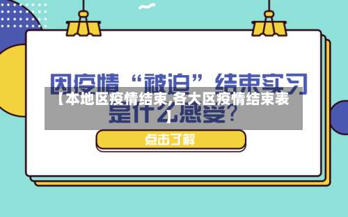 【本地区疫情结束,各大区疫情结束表】-第1张图片