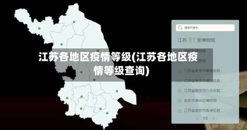 江苏各地区疫情等级(江苏各地区疫情等级查询)-第1张图片