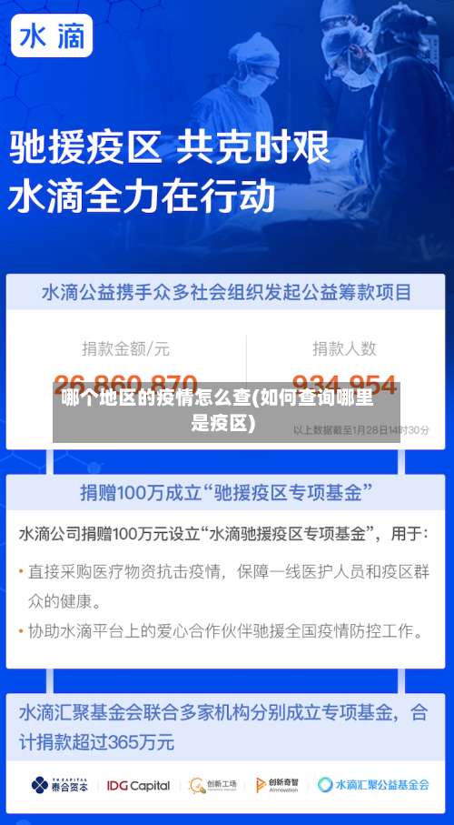 哪个地区的疫情怎么查(如何查询哪里是疫区)-第3张图片