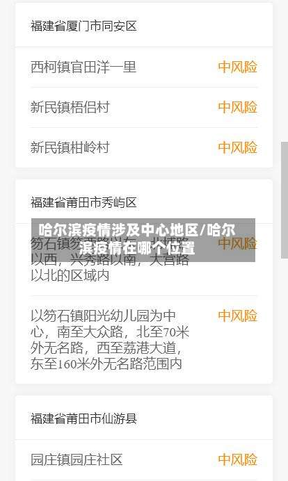 哈尔滨疫情涉及中心地区/哈尔滨疫情在哪个位置-第2张图片