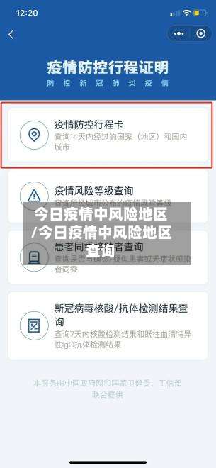 今日疫情中风险地区/今日疫情中风险地区查询-第2张图片