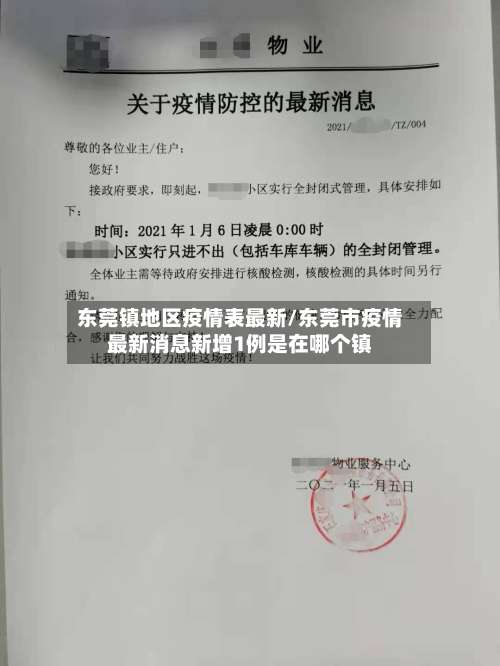 东莞镇地区疫情表最新/东莞市疫情最新消息新增1例是在哪个镇-第1张图片