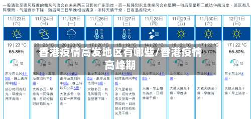 香港疫情高发地区有哪些/香港疫情高峰期-第1张图片
