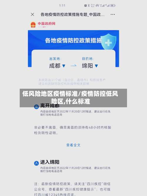 低风险地区疫情标准/疫情防控低风险区,什么标准-第3张图片