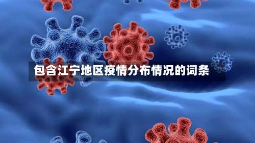 包含江宁地区疫情分布情况的词条-第1张图片