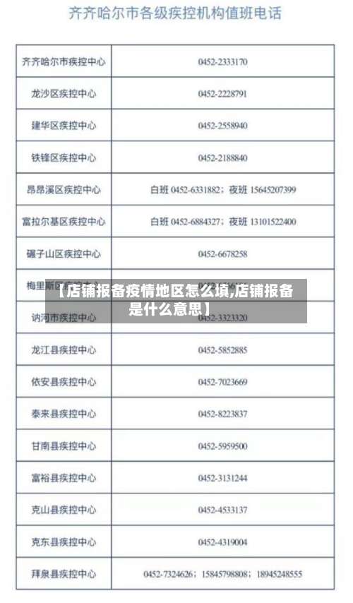 【店铺报备疫情地区怎么填,店铺报备是什么意思】-第2张图片
