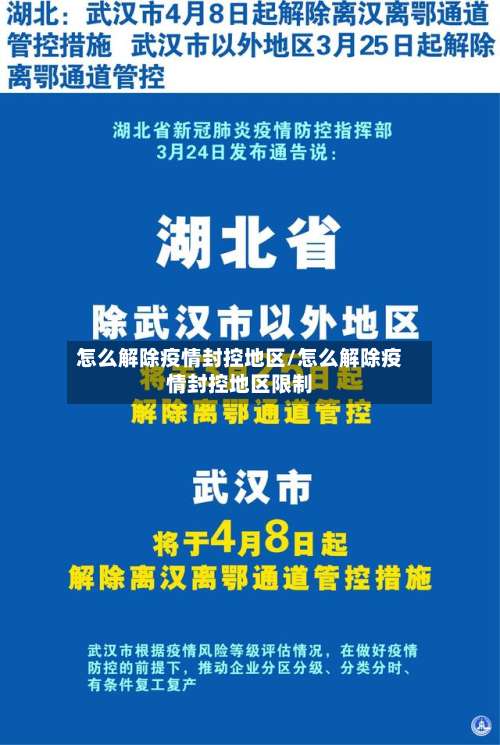 怎么解除疫情封控地区/怎么解除疫情封控地区限制-第1张图片